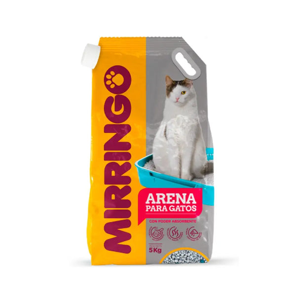 ARENA P/GATOS MIRRINGO 5KL