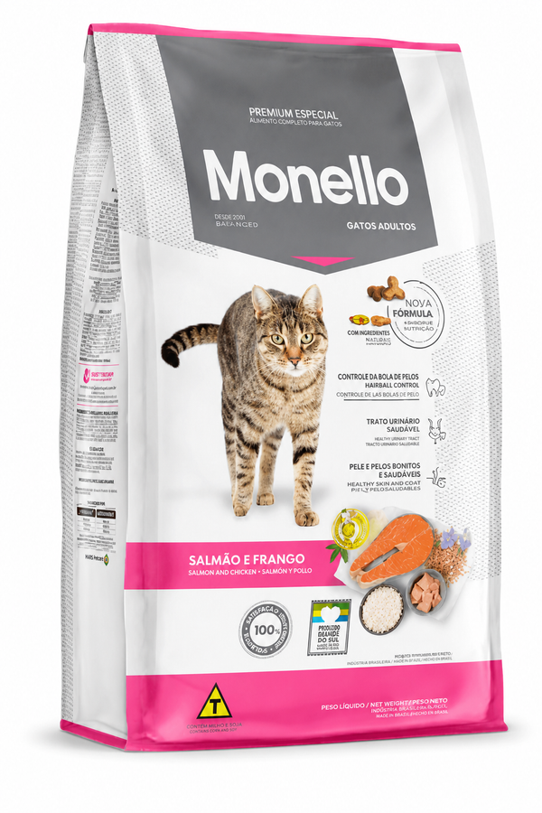 Monello Premium Cat salmón atún pollo