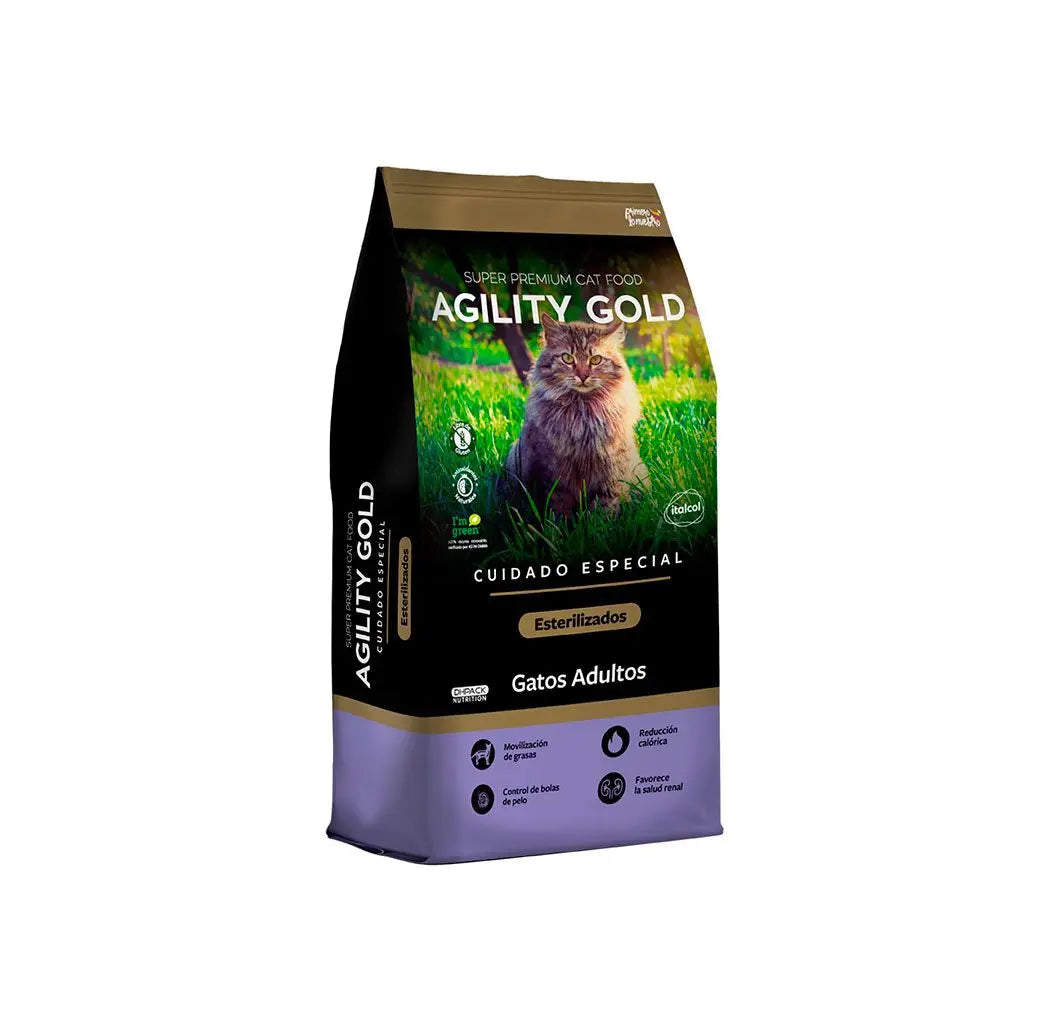 AGILITY GOLD GATOS ESTERILIZADOS 1.5KL