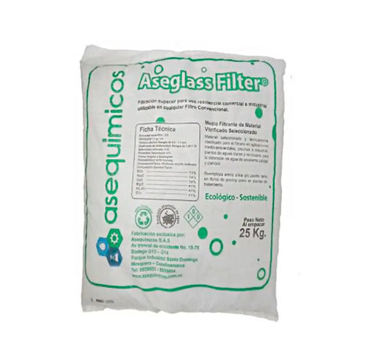 ARENA P/FILTRO ASEGLASS X 25 KG