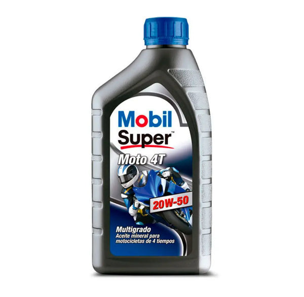 ACEITE MOBIL SUPER 4T 20W50 LT