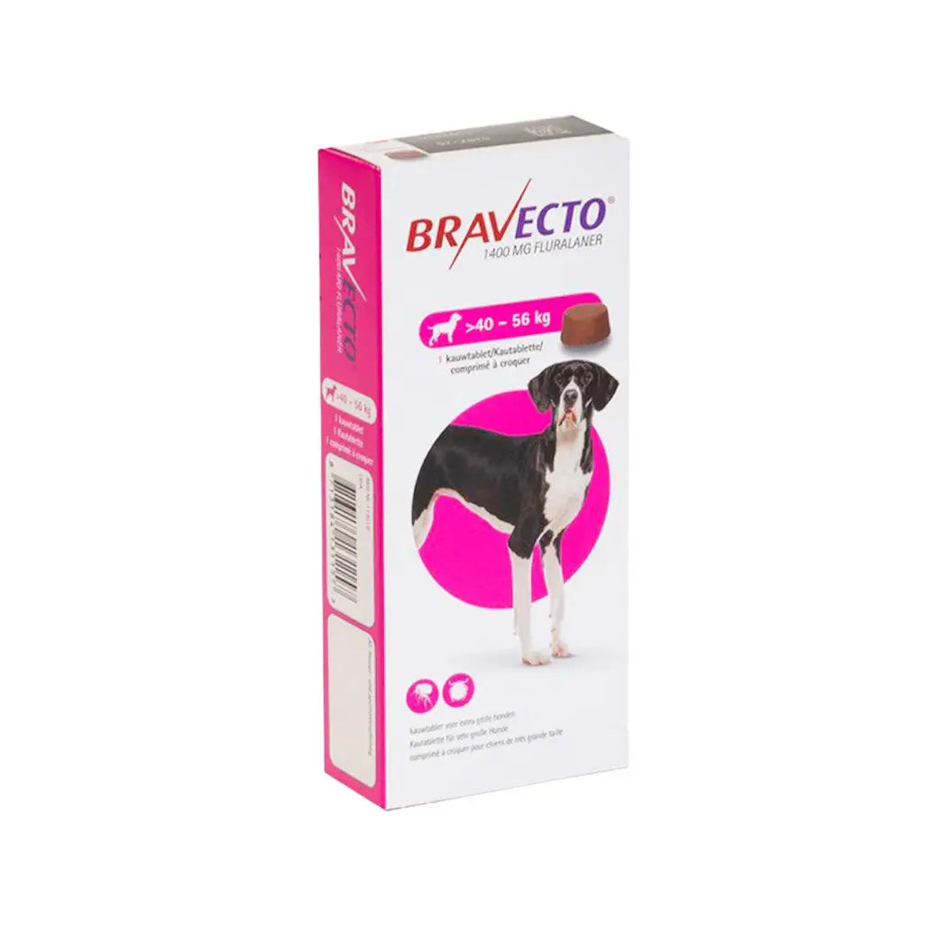 BRAVECTO 1400MG DE 40-56KL FUCSIA
