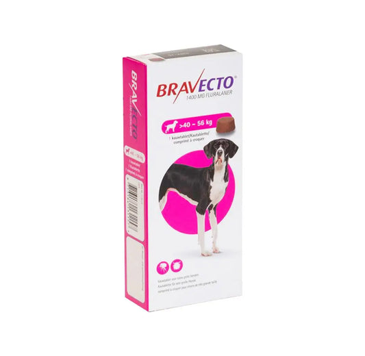 BRAVECTO 1400MG DE 40-56KL FUCSIA