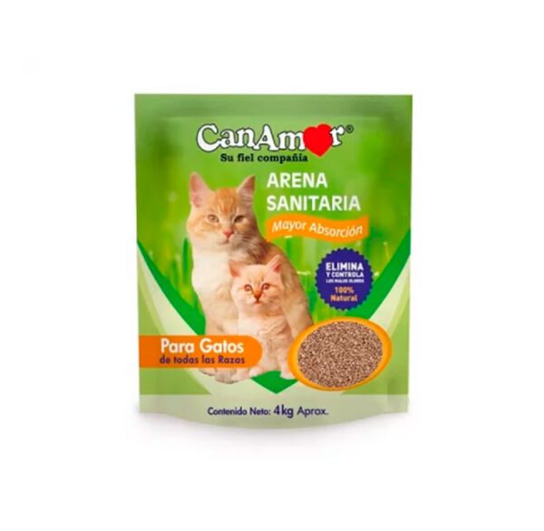 ARENA PARA GATOS CANAMOR X 4KG