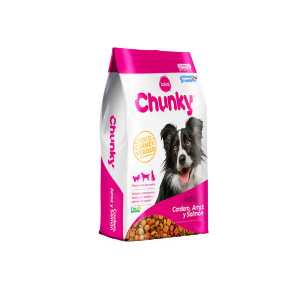 CHUNKY ADULTOS CORDERO, ARROZ, SALMÓN 1.5kg