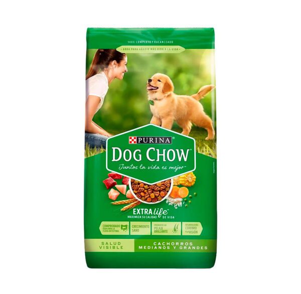 DOG CHOW CACHORROS RAZAS MEDIANAS Y GRANDES 350g