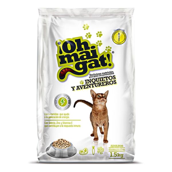 OH MAI GAT ADULTOS INQUIETOS 1.5kg