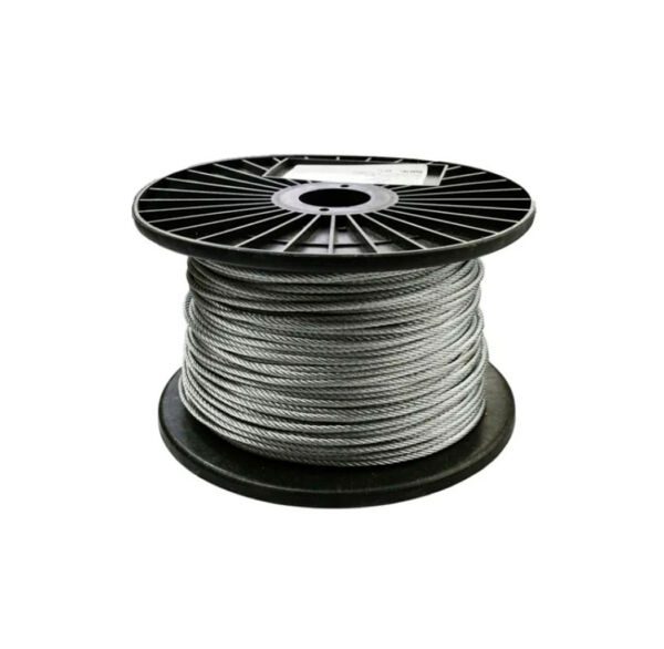GUAYA CABLE D/ACERO 1/8