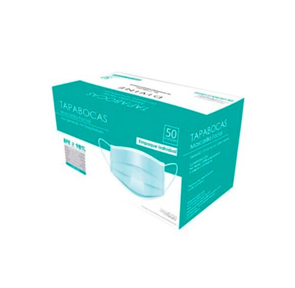 TAPABOCAS DESECHABLE CJ X 50UD