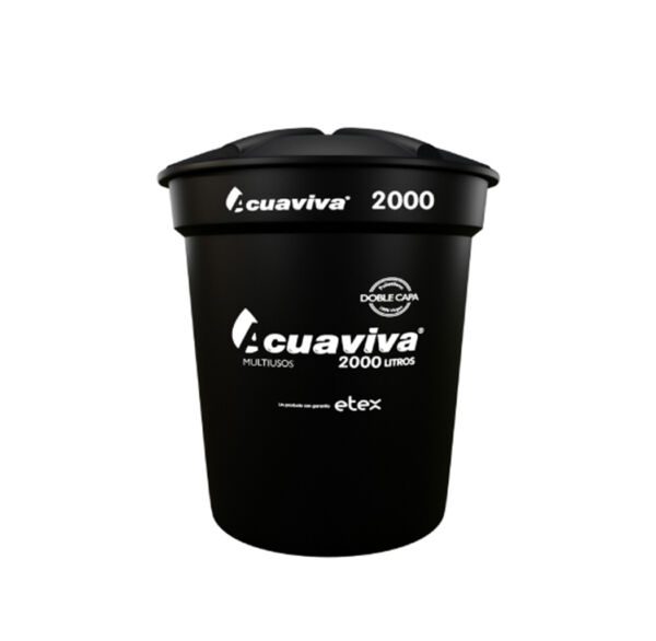 TANQUE CONICO 2000 LT ACUAVIVA