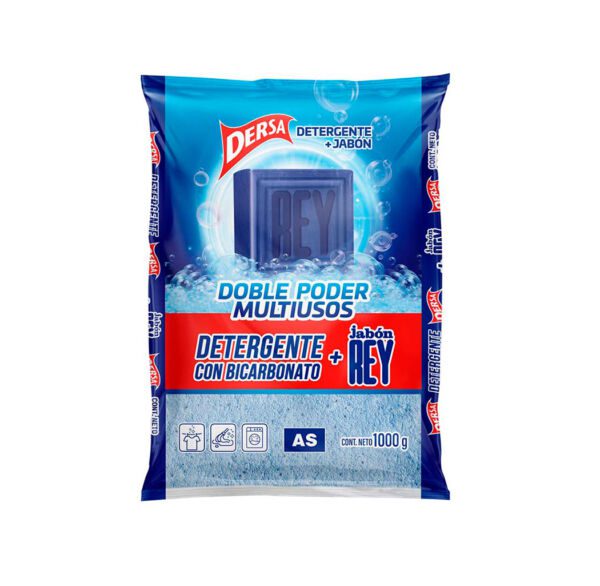 DETERG.AS BICAR + JABON REY X 1000GR