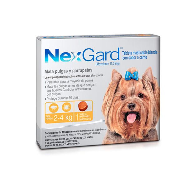 NEXGARD CHEWABLE DE 2-4KL