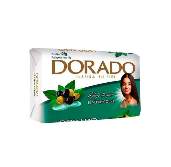JABON DORADO TE VERDE Y OLIVA X 125GR